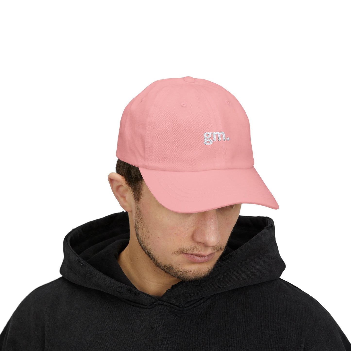 gm. embroidered dad hat (actually embroided no cap)